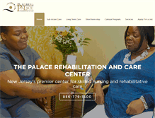 Tablet Screenshot of palacecarecenter.com